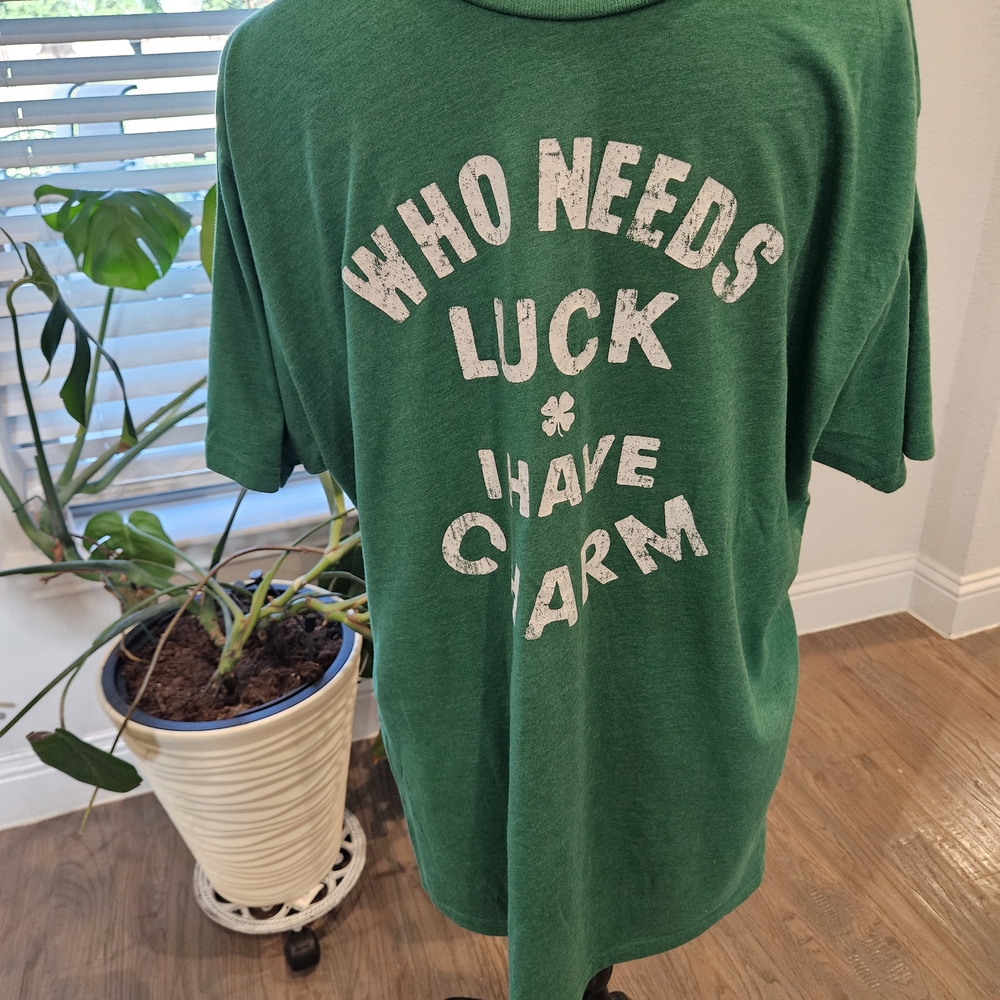 Men's Green Graphic T-Shirt